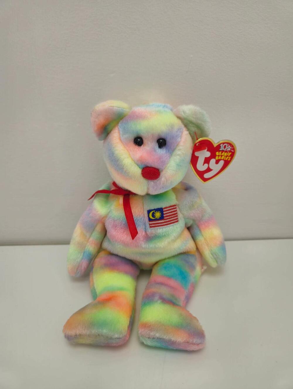 Ty Beanie Baby “Wirabear” the Malaysia Exclusive Bear (8.5 inch)